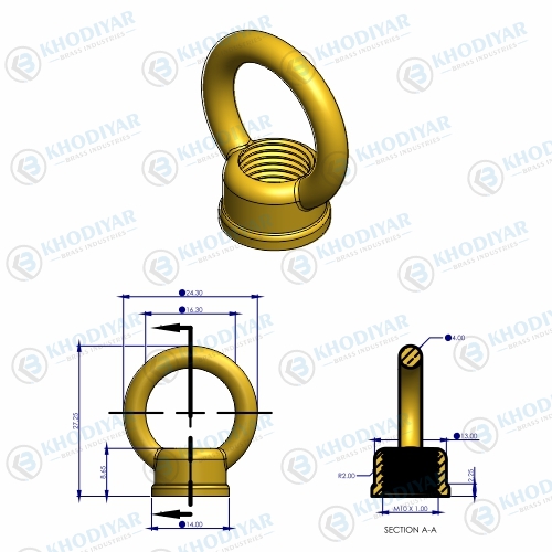 03-3512 LOOP 23MM - M10 X 1